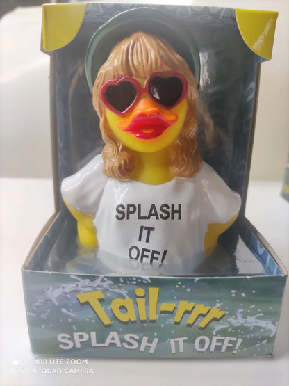CelebriDucks Tail-rrr Rubber Duck — Collectible Duck in Gift Box