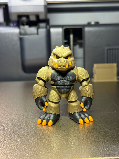 Articulated Mini Reptilian Action Figure