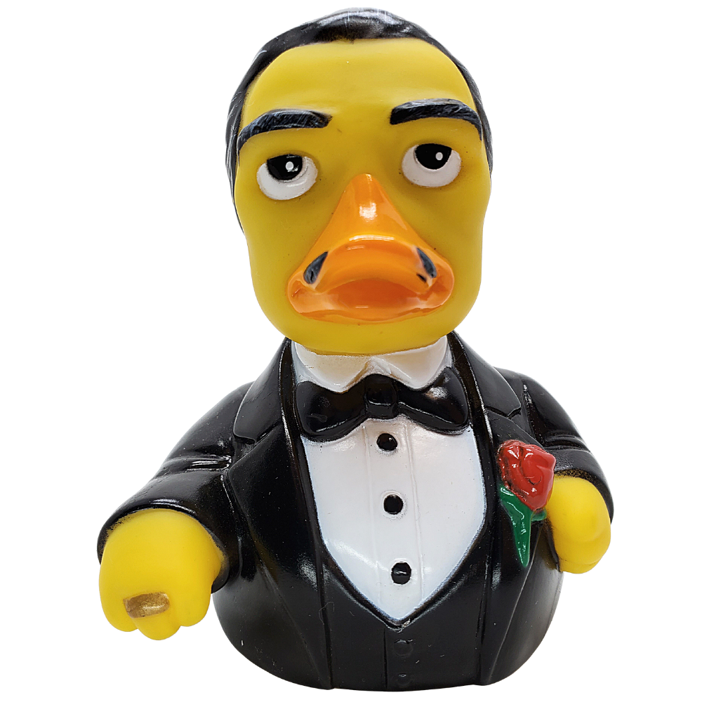 Celebriducks The GodFeather Rubber Duck — Collectible Duck in Gift Box