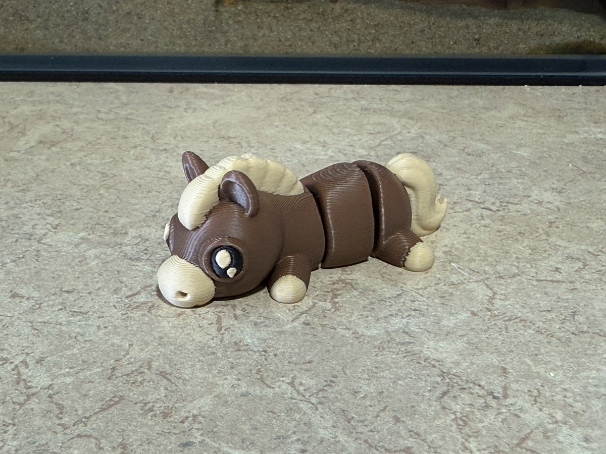 Horse Flexi Toy – 3D Printed Articulated Mini Horse