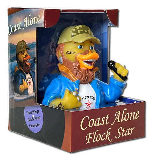 CelebriDucks Coast Alone Rubber Duck — Collectible Duck in Gift Box