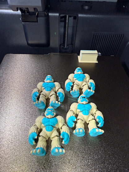 Articulated Mini Yeti Action Figure