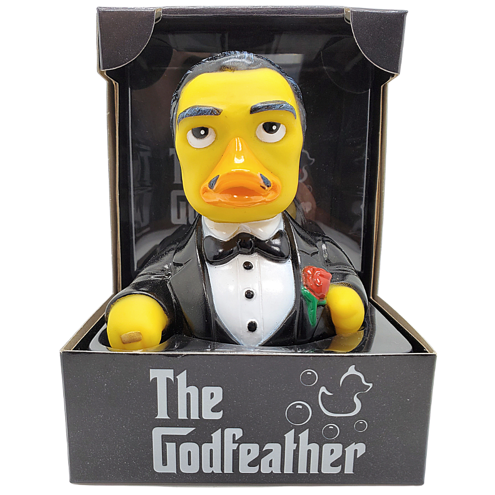 Celebriducks The GodFeather Rubber Duck — Collectible Duck in Gift Box