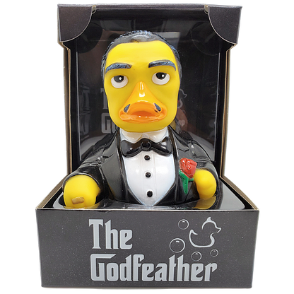Celebriducks The GodFeather Rubber Duck — Collectible Duck in Gift Box