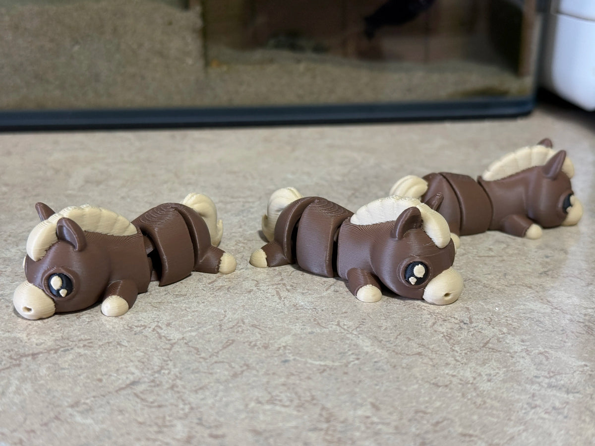 Horse Flexi Toy – 3D Printed Articulated Mini Horse