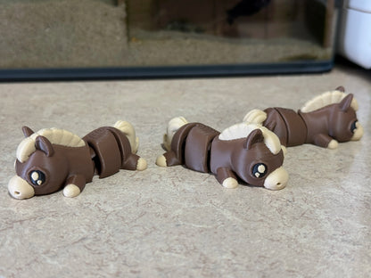 Horse Flexi Toy – 3D Printed Articulated Mini Horse