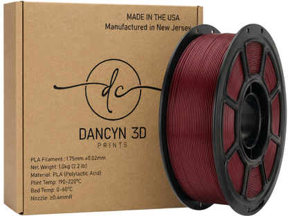 Dancyn3D PLA Basic American Made 3D Printer Filament