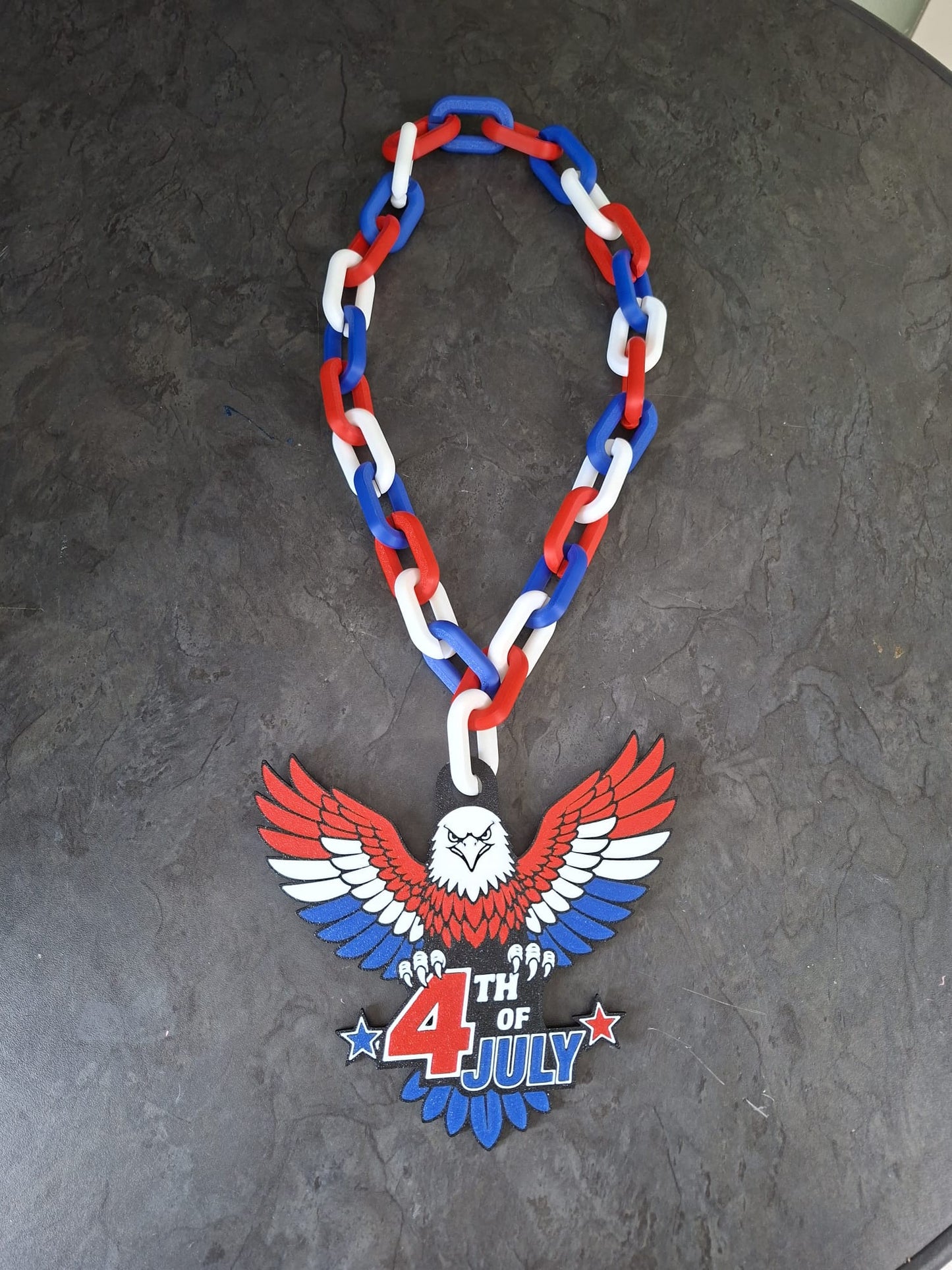 4th of July Hype Chain | Patriotic Apparel and Jewelry