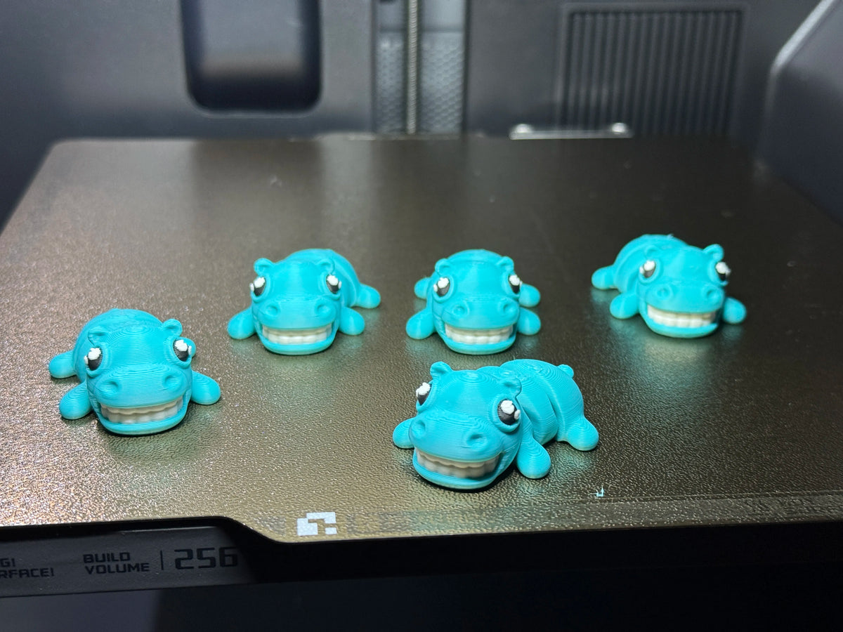 Hippo Flexi Toy – 3D Printed Articulated Hippo