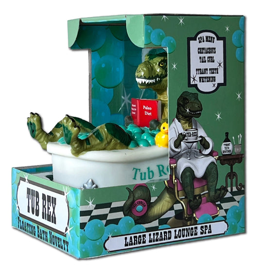 Celebriducks Tub Rex Rubber Bath Toy — Collectible Duck in Gift Box
