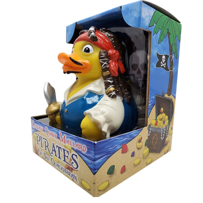 Celebriducks Captain Quack Mallard Rubber Duck — Collectible Duck in Gift Box