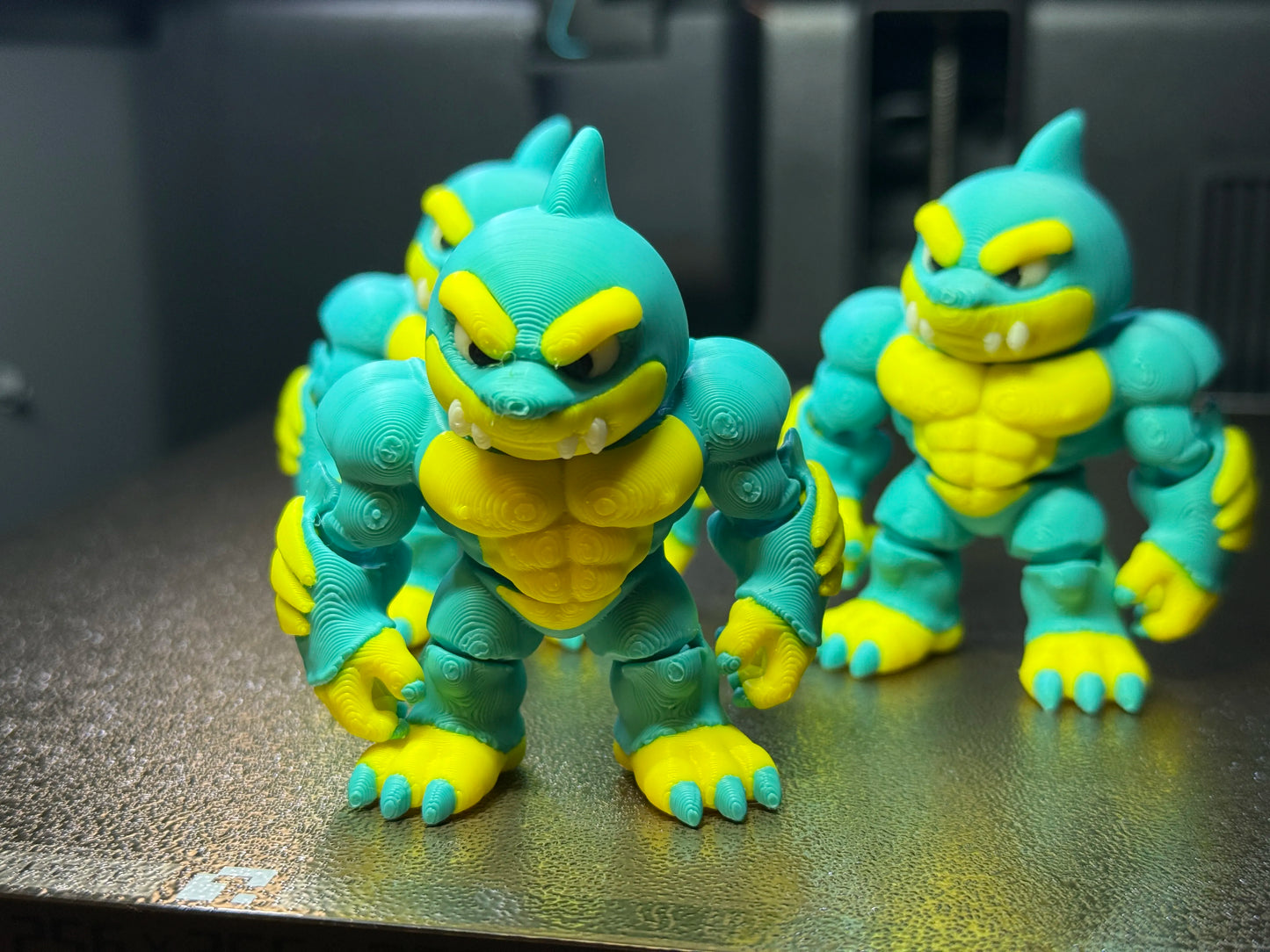 Articulated Mini Shark Man Action Figure by Evilian
