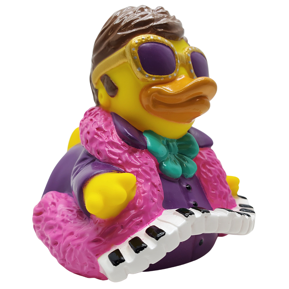Celebriducks Quackodile Flock Rubber Duck — Collectible Duck in Gift Box