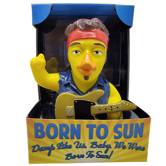 Celebriducks Born to Sun Rubber Duck — Collectible Duck in Gift Box
