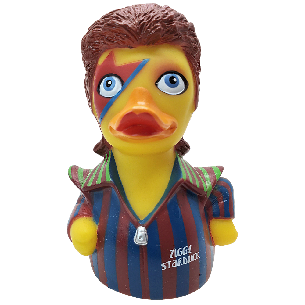 Celebriducks Ziggy StarDuck Rubber Duck — Collectible Duck in Gift Box