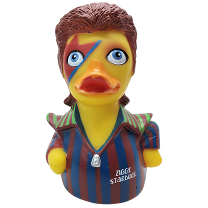 Celebriducks Ziggy StarDuck Rubber Duck — Collectible Duck in Gift Box