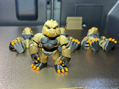 Articulated Mini Reptilian Action Figure