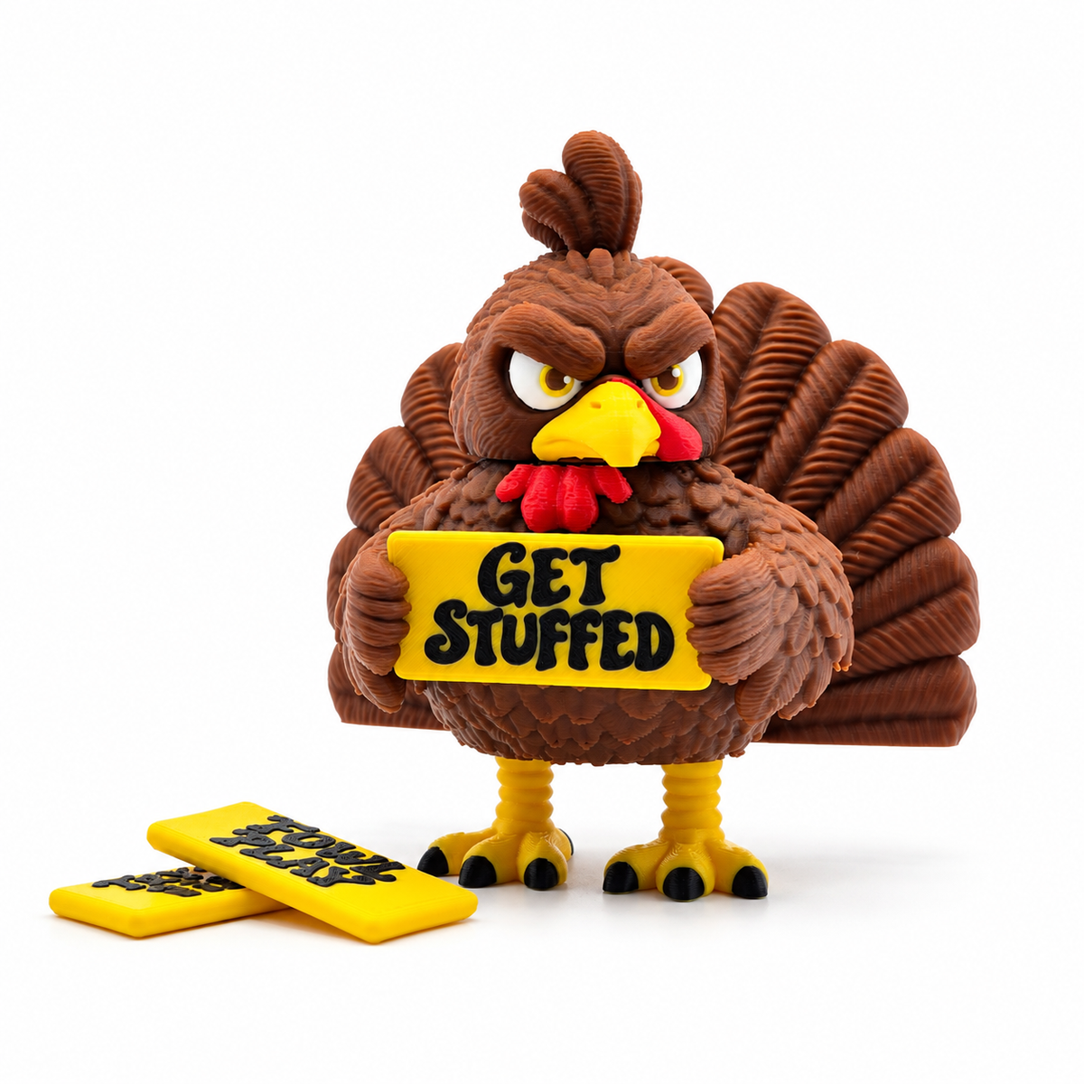 Turkey - Holidays with Attitude Thanksgiving Decor for the Home or Office