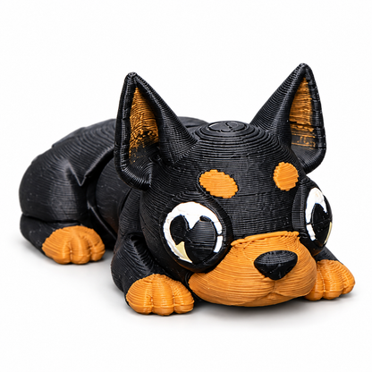 Doberman Flexi Toy – 3D Printed Articulated Doberman