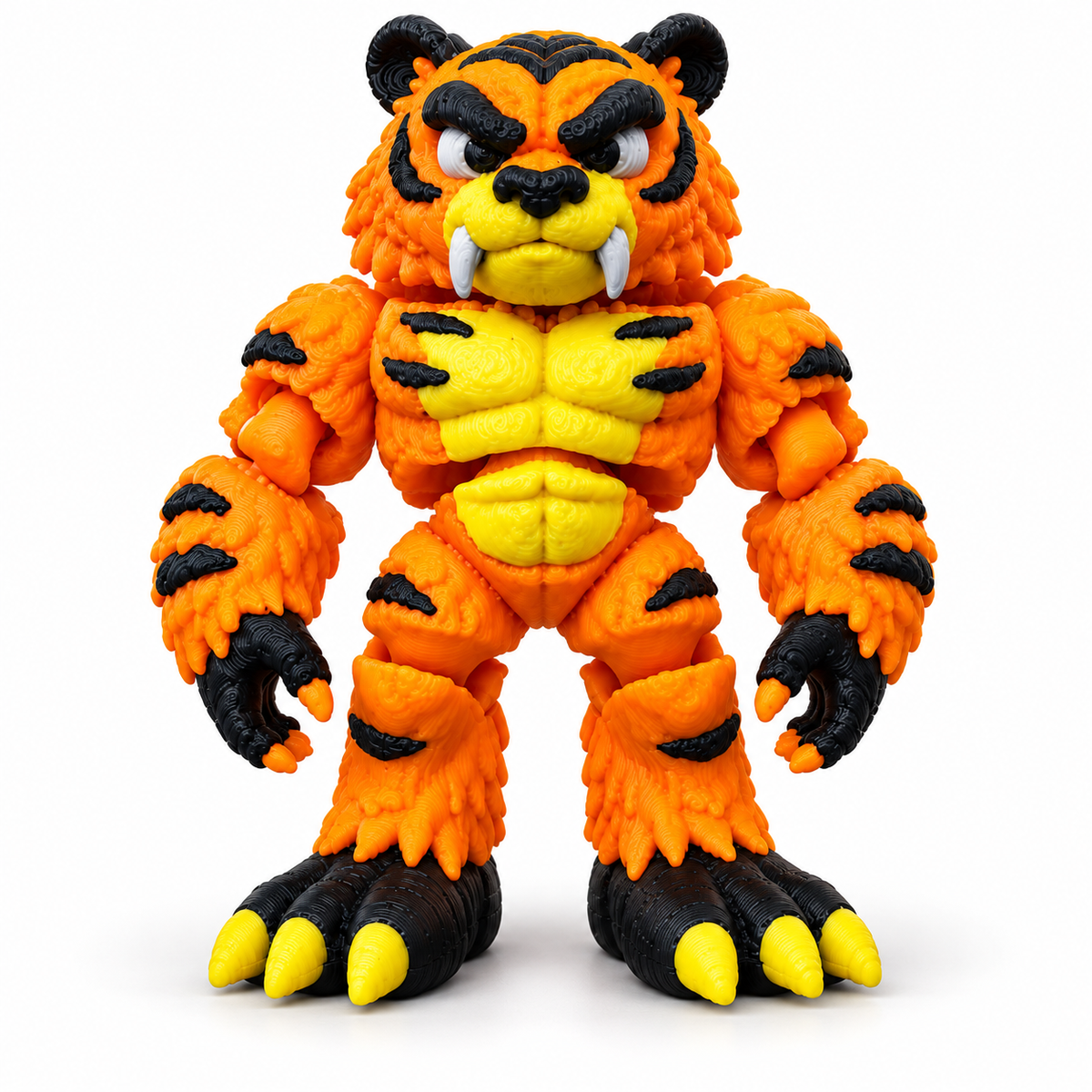 Articulated Mini Sabertooth Tiger Action Figure - Jersey 3D Print Company