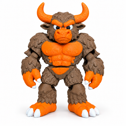 Articulated Mini Minotaur Action Figure