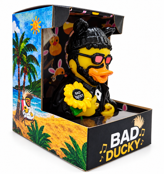 Celebriducks Bad Ducky Rubber Duck — Collectible Duck in Gift Box