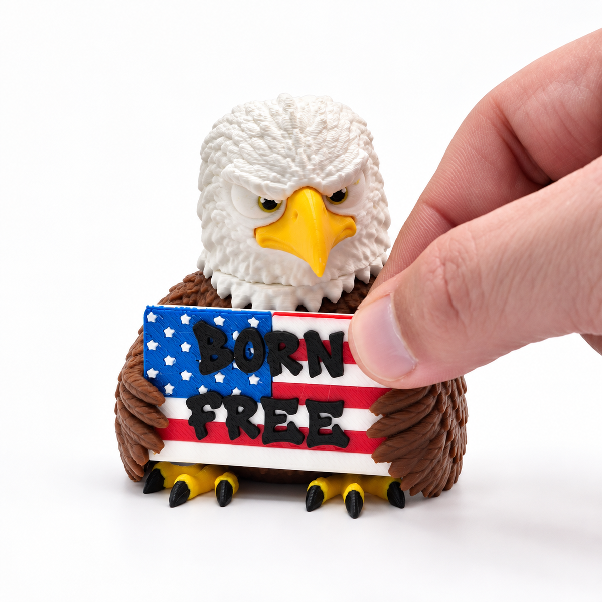 Sarcastic Eagle Figurine - Animals with Attitude Funny Desk Toys for the Home or Office