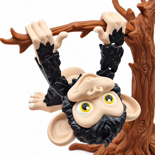 Hangimals - Hanging Collectible Flexi Figures with Optional Play Set