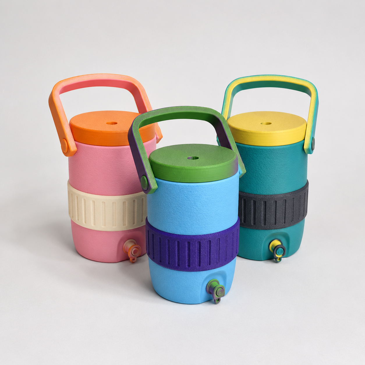 3D Printed Customized 12oz Can Holder – Portable Drink Carrier with Handle