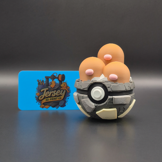 Dugtrio -  Pokémon Character Ball by N3D Melbourne