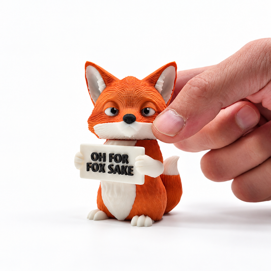 Sassy Fox - Animals with Attitude Funny Animal Figurines for the Home or Office