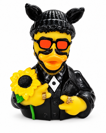 Celebriducks Bad Ducky Rubber Duck — Collectible Duck in Gift Box