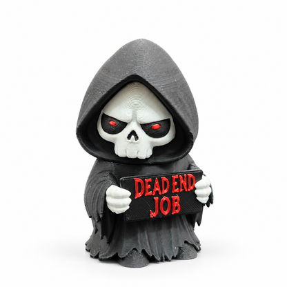 Funny Grim Reaper Figurine- Holidays with Attitude Halloween Decor for the Home or Office