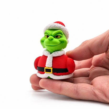 Christmas Grinch Duck – A Grumpy Holiday Decoration with Festive Cheer