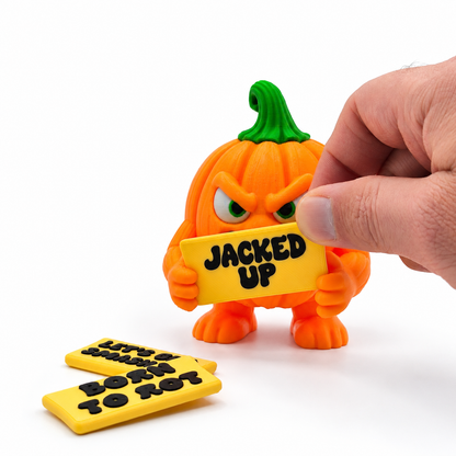 Jackolantern- Holidays with Attitude Halloween Decor for the Home or Office