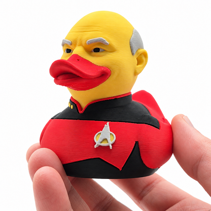 Captain Jean Quack of the USS Featherprise - 3D Printed Duck