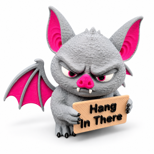 Sarcastic Bat Figurine – A Funny Desk Companion for Home or Office
