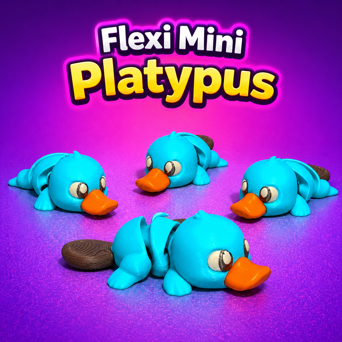 Platypus Flexi Toy – 3D Printed Articulated Platypus