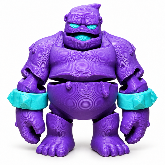 Articulated Mini Slime Golem Action Figure - Jersey 3D Print Company