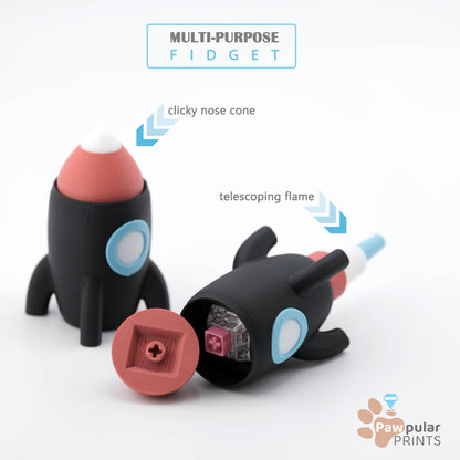 Space Explorer Fidget Clicker Sensory Toys by Pawpular Prints