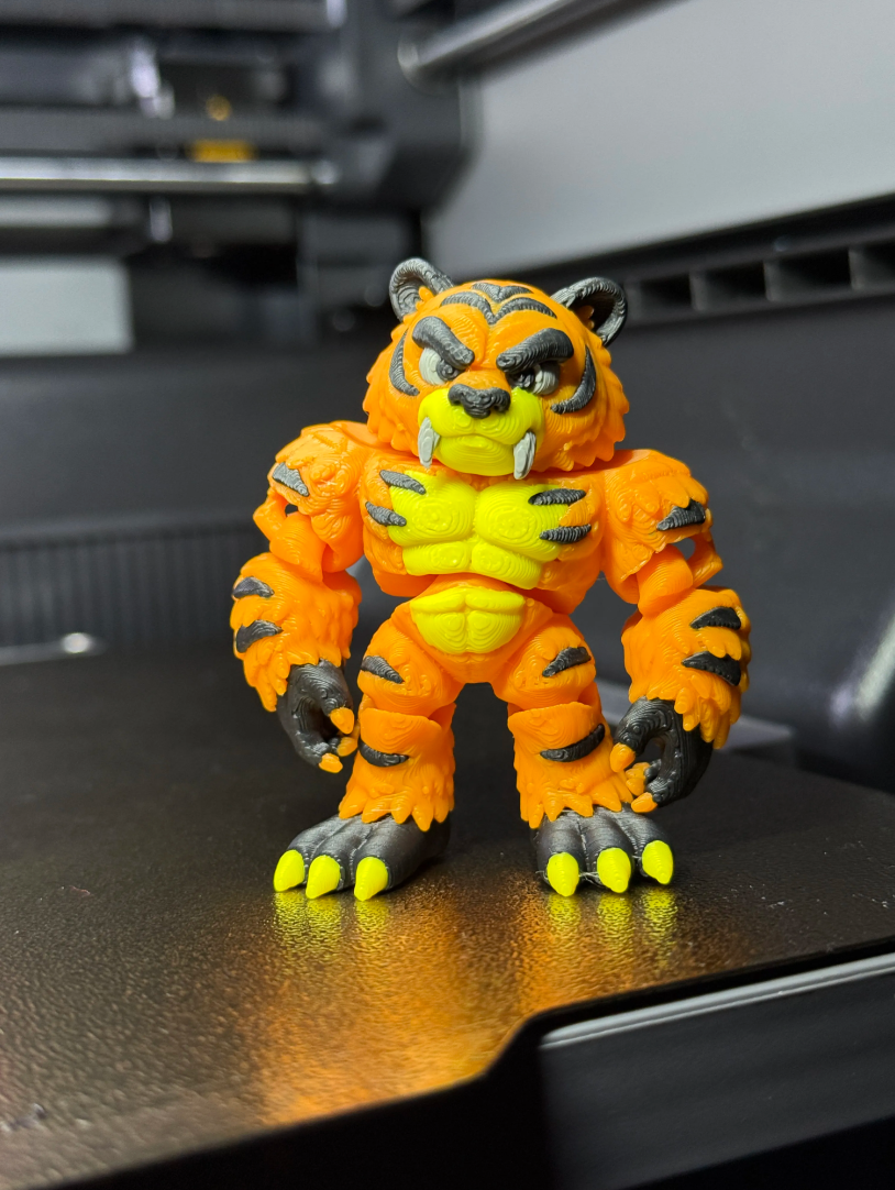 Articulated Mini Sabertooth Tiger Action Figure