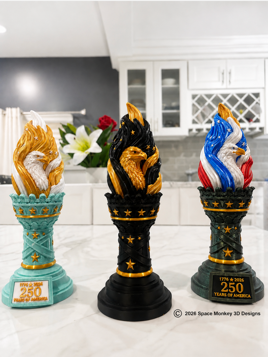Freedom Torch America 250th Independence Day Anniversary Collectible