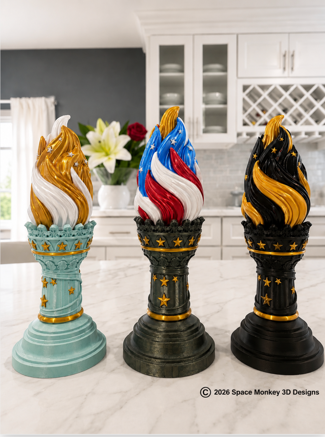Freedom Torch America 250th Independence Day Anniversary Collectible