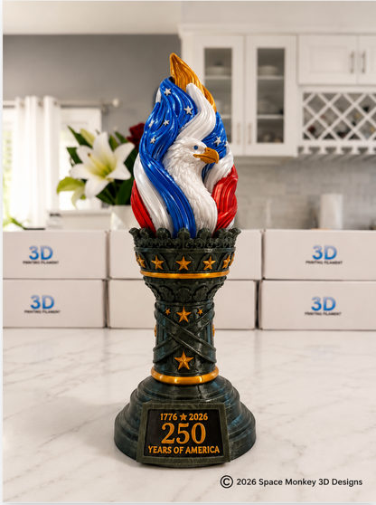 Freedom Torch America 250th Independence Day Anniversary Collectible