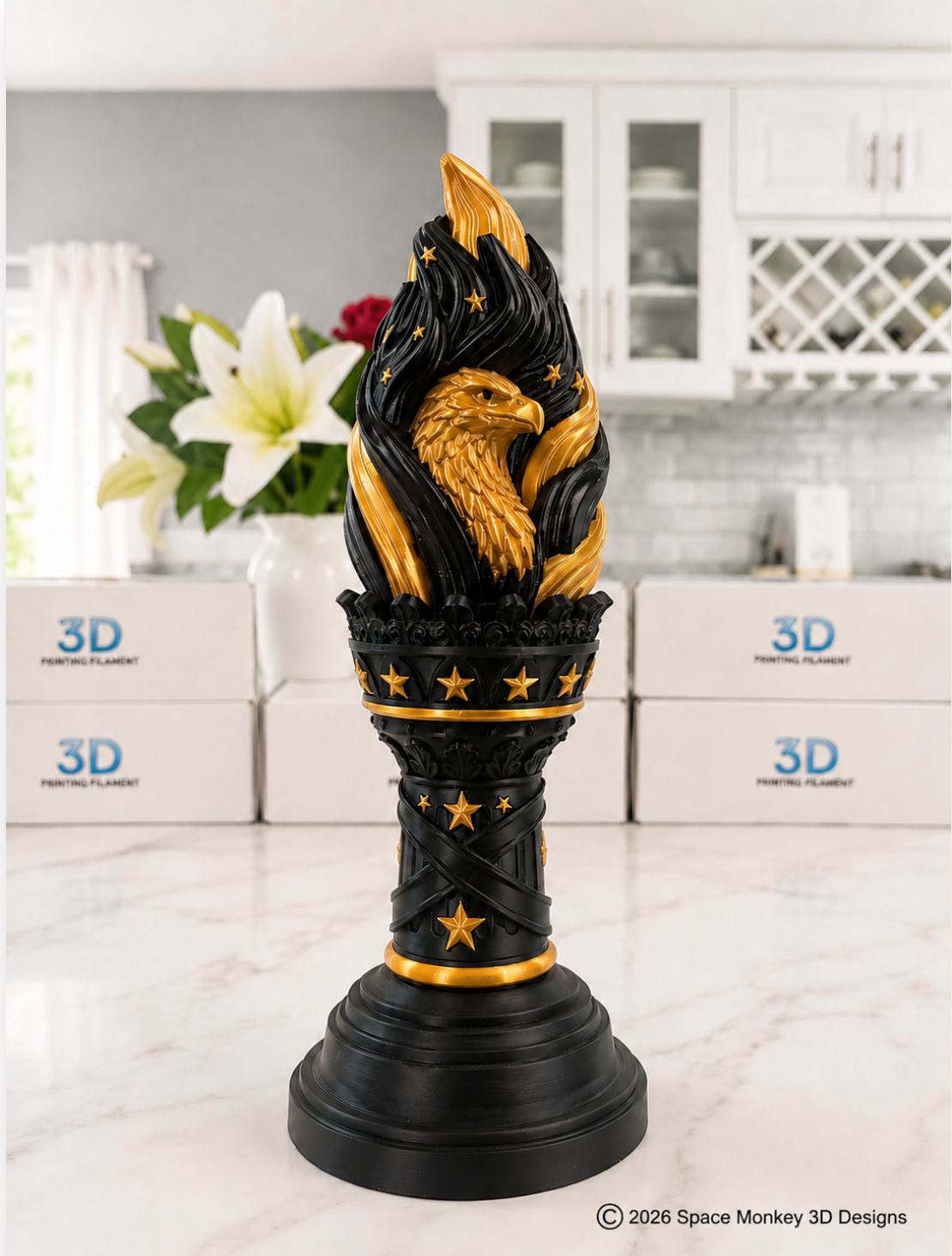 Freedom Torch America 250th Independence Day Anniversary Collectible