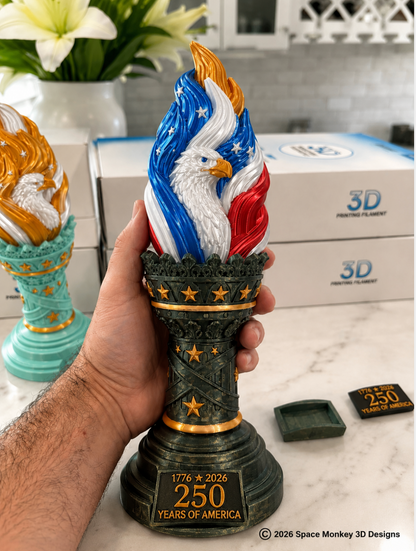 Freedom Torch America 250th Independence Day Anniversary Collectible