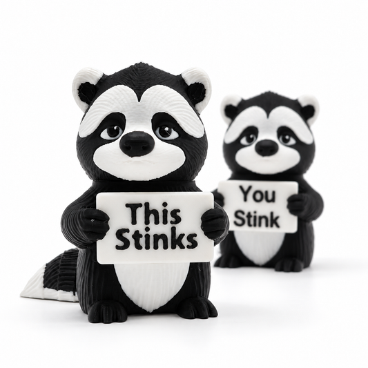 **DISCONTINUED** Sarcastic Skunk - Animals with Attitude Funny Animal Figurines for the Home or Office
