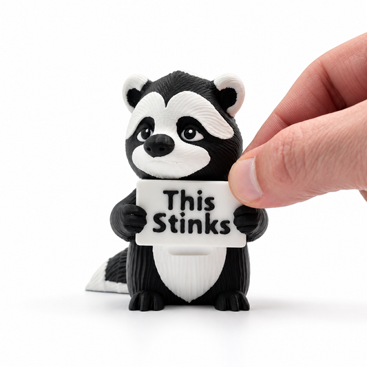 **DISCONTINUED** Sarcastic Skunk - Animals with Attitude Funny Animal Figurines for the Home or Office