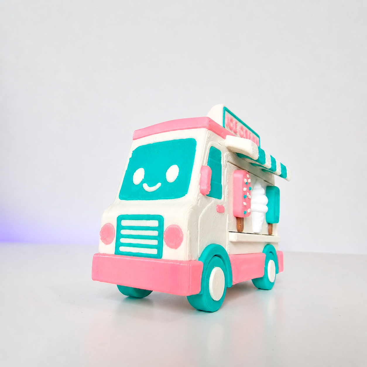 Ice Cream Truck Triple Fidget Clicker Sensory Toy by Clickers 3D Creations