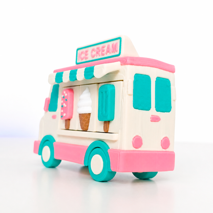 Ice Cream Truck Triple Fidget Clicker Sensory Toy by Clickers 3D Creations